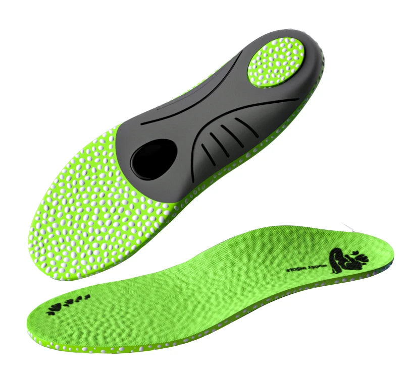 Popcorn Arch Support Sports Insole with High Elasticity PU Shock-absorbing Odor Resistant Summer Use Cushions Unisex Inserts