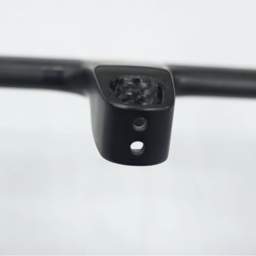 Hot Sale Carbon Fiber Bicycle Handlebar with Fully Hidden Wire 80/100 Stem Road Bike Style