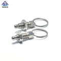 Customized Stainless Steel 8mm SUS304 Positioning Safety Pin Spring Pull Ring Knob Indexing Plunger