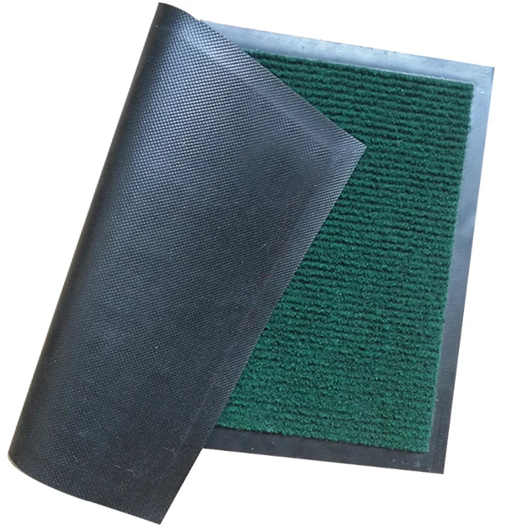 Graceline Double Ribbed Striped PVC Outdoor Floor Mat Non-Slip Entrance Doormat Novelty Pattern for Hotels Welcoming Doormat