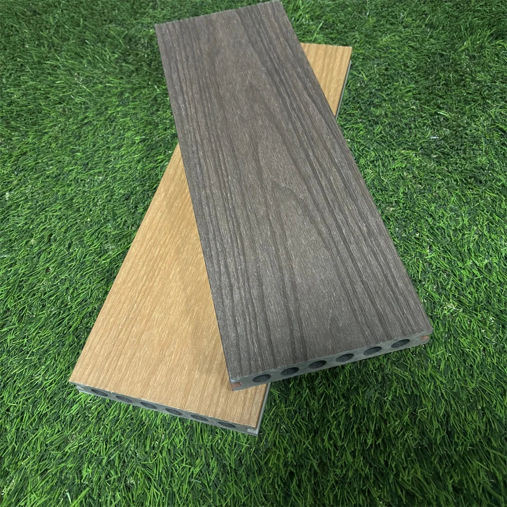 3D Embossed Wood Grain WPC Decking Patio WPC Water-proof Flooring Timber Wood Flooring Outdoor Wood Plastic Composite Decking