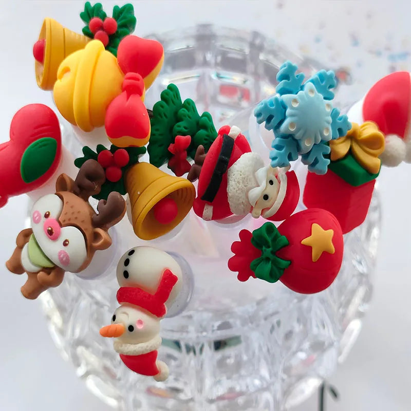 Wholesale Christmas Spoolie Brush Mascara Wand Tube Eyelash Brush Tubes for Lash Extension Lash Cleaning Brush