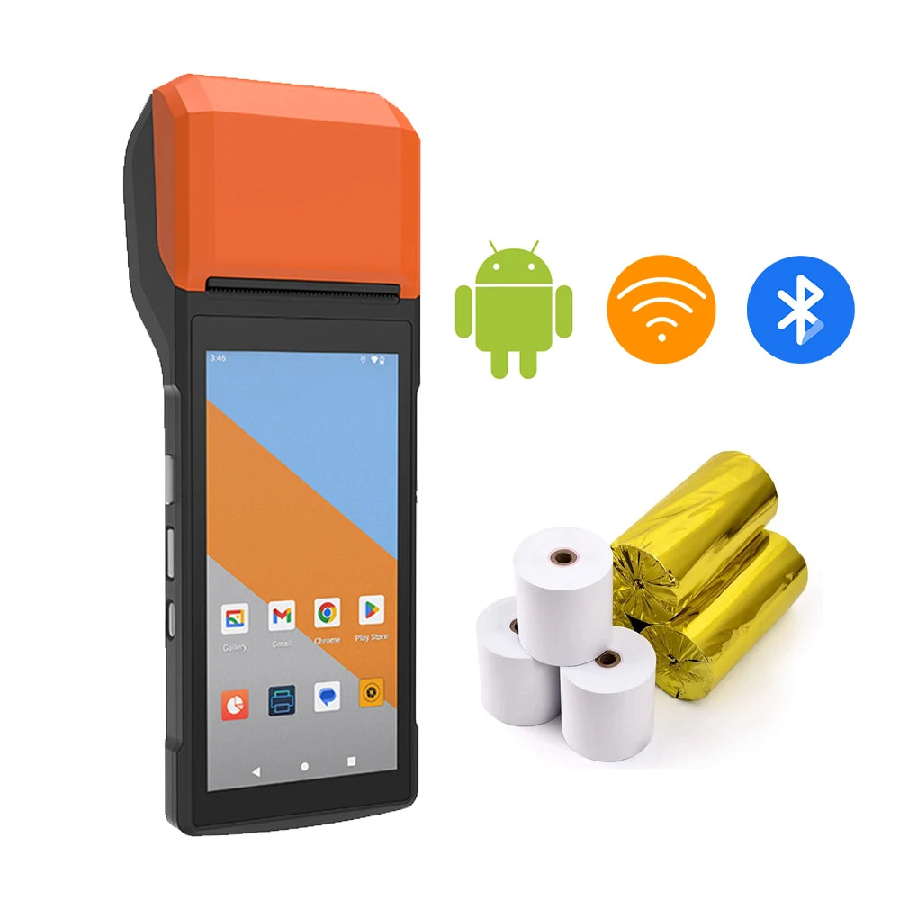 New Cheaper Pos Billing Machine Android 13 Handheld Pos Terminal with Printer R330