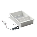 Modern 12"X18" Two-Layer Stainless Steel Waterproof Brushed Surface LED Recessed Shower Cubby No Tile Needed for Bathroom MegaBDM