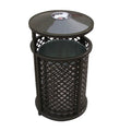 Outdoor Steel Mesh Garbage Container Trash Can Outside Street Metal Rubbish Litter Bin Public Commercial Recycle Waste Paper Bin