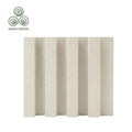 MUMU 4D Indoor Ceiling Design 3D Embossed Wood Building Board PVC Pine Wood Wall Panel for Hotel Hall