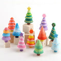 Tailai Wooden Art Craft Tree DIY Painting Unfinished Trees Blanks for Creative DIY Children's Art and Coloring Toys