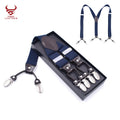 Box Packing Floral Embroidery Pure Multi Colors Elastic Suspenders Man Adjustable Trousers Braces Shirt Garters Men