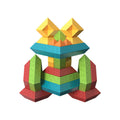 Creative Kids Puzzle Block Imagination Logic Rainbow Stacking Montessori Kindergarten Other Educational Toys for Children
