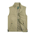 Men's Lightweight Reversible Softshell Vest Winter down Veste Moto Vest Canvas Windproof Pakaian for Summer Formal Style