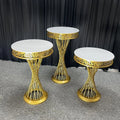 Gold Dessert Table Wedding Supplies Wedding Center Party Decoration Cake Display Table