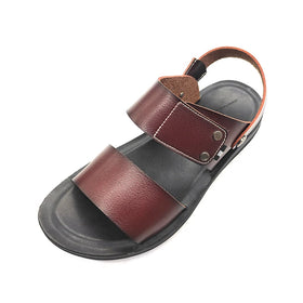 Customized Casual Platform Outdoor Waterproof Soft Winter Handmade Leather Sandals for Men