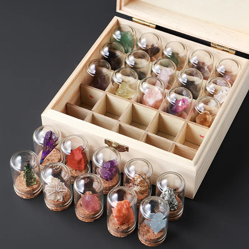Natural Crystal Ore Specimen Decoration Mineral Crystal Primitive Stone Gemstone Agate Rock for Children Science Education