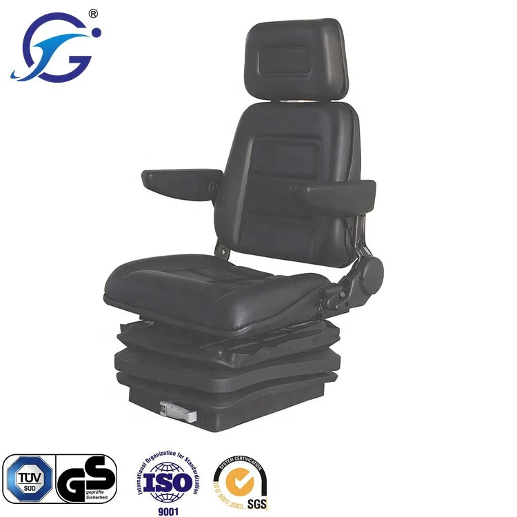 Driver Seat for Tractor & Truck Driver Seat PVC Cover Foam Steel Construction CE ISO Certified