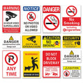 Custom Warning Sign Large Authorized Parking Only Sign Rust Free Heavy Duty Aluminum Reflective Warning Signs