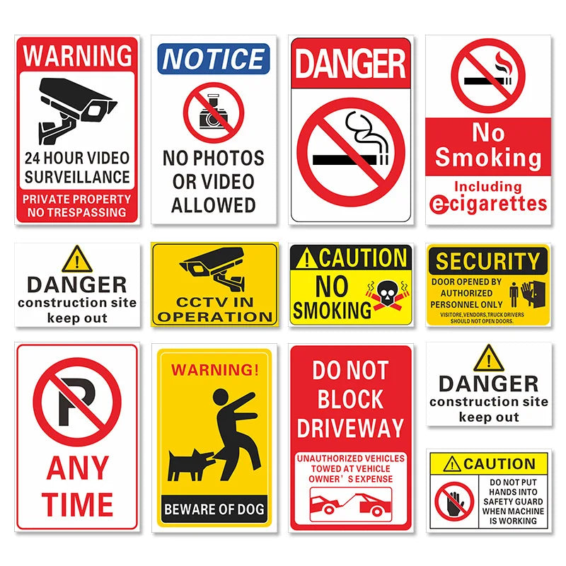 Custom Warning Sign Large Authorized Parking Only Sign Rust Free Heavy Duty Aluminum Reflective Warning Signs
