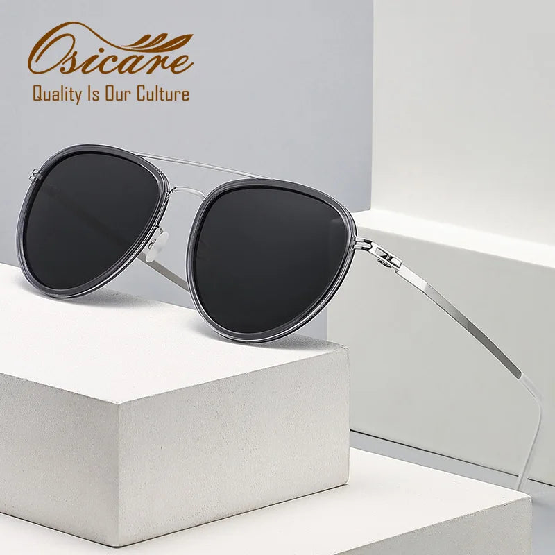 My1004 High Quality Wholesale Double Bridge Shades Lentes De Sol Custom Logo Sun Glasses Designer Men Branded Luxury Sunglasses