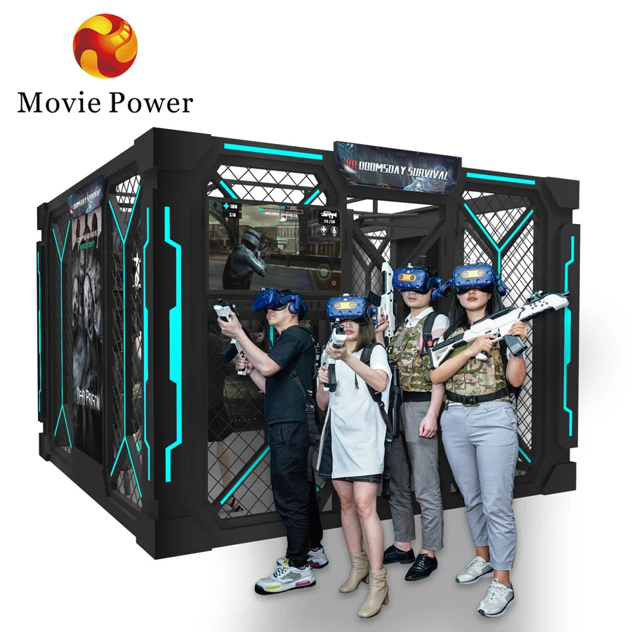 Earn Money 9D VR Theme Park Equipment Arcade Killing Zombie Game Shooting Arcade Machine