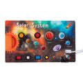 New Arrival Children Wooden Universe Solar System Board With Light Early Educational Planet Activity Gift Toys for Kids