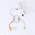 Light Painting Wood Carving Lamp Charging Dimming Led Three-tone Light Control Lamp Board Accessories