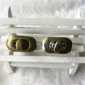 Bag Metal Craft Closure Oval Shape Turn Twist Lock Clasp Fasteners  for DIY Assorted Size Purse Handbag