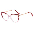 Blue Light Glasses Women Cat Eye Frames Tr90 Optical Frame Eyeglasses Frames Fashion Design Optical Eyeglasses