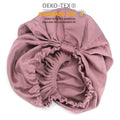 Custom Extra Large New Design Double Layered Silk Sleeping Bonnets Silk Satin Long Hair 100% Silk Turban Bonnet With Bow Tie