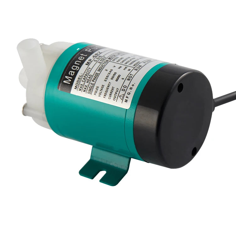 PVDF Micro Mag Chemical Transfer Pump MP-6RZ 5.5L/min High Temperature Corrosion Machining For Chloride Acid Alkali solvent