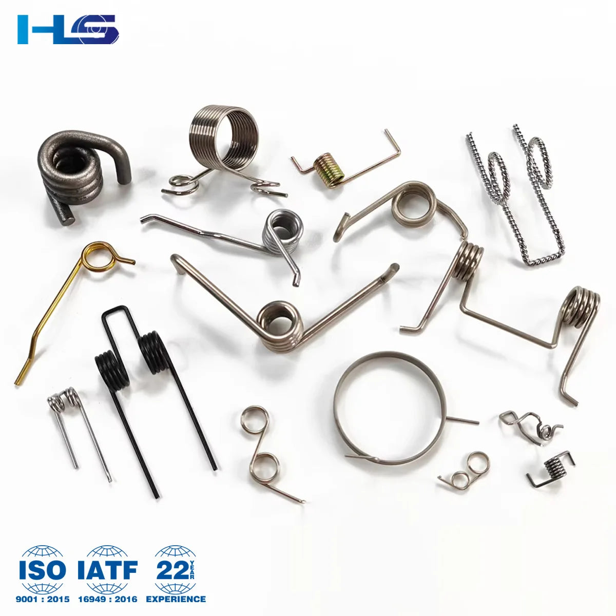 Custom Micro Mini Miniature Stainless Steel Small Big Large Heavy Duty Metal Helical Single Double Coil Spiral Torsion Spring