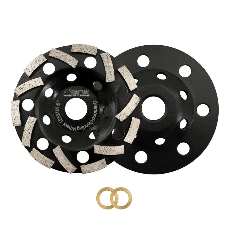 4.5''/5'' Sintered Diamond Abrasive Grinding Cup Wheel Cutting Wheel Grinding Polishing Disc for Concrete Masonry Marble Granite