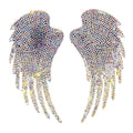 Hot Resin Angel Wings Decorative Loose Flatback Rhinestones Creative Self-Adhesive DIY Embellishments for Bags Shoes Hats