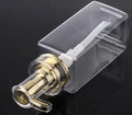 Wholesale Luxury PET Pump Bottles High Grade Clear Square 300ml 750ml Sizes Gold Pump Head for Shampoo Blush Wig Containers