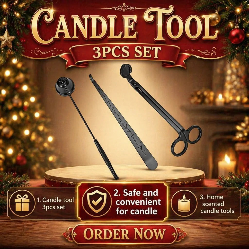 Suisen Stainless Steel Wick Trimmer & Snuffer Hook Eco-Friendly Soy Candle Accessories Hand Tool