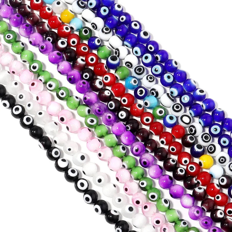 Factory Direct Sell Turkish Glass Evil Eye Round Beads for Jewelry Making