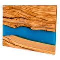 Free Shipping Kitchen Decor Epoxy Resin Crafts Wooden Charcuterie Board Olive Wood Resin Cutting Board
