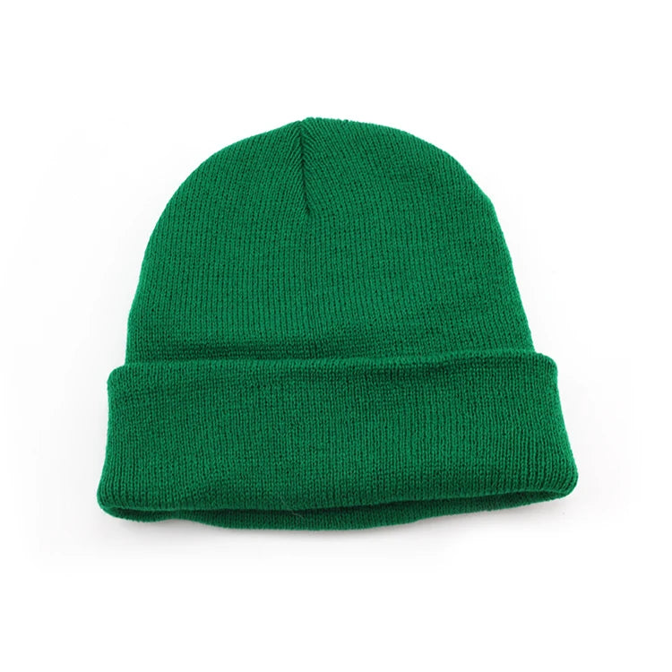 Custom 3D Embroidery Acrylic Mesh Knit Beanie Hat with Snapback Closure-Unisex Adult