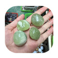 Bulk Wholesale 20-30mm Healing Stones Natural Light Green New Jade Tumbled Stones for Sale