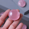 Natural Healing  Rose Quartz Crystal for Anxiety Stress Oval Palm Worry Stone Pocket Energy Stone