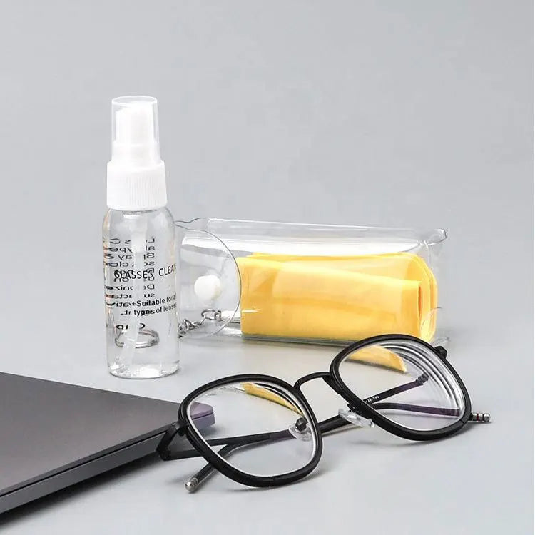 Wholesale Quality Cheap 30ml Spray Cleaners for Eyeglasses Lens Screen Cleaning Solution with Cloth and Screwdriver