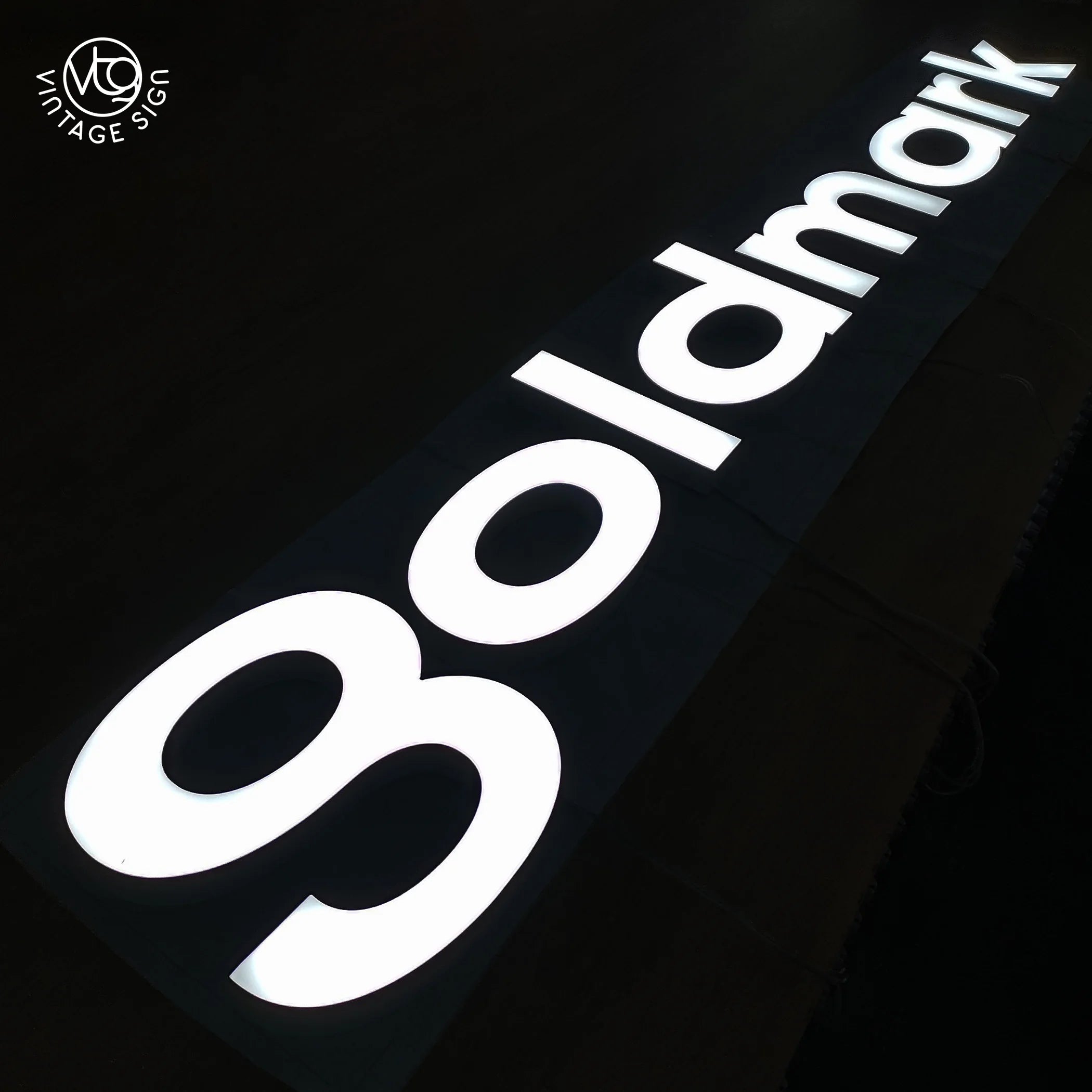 3d Giant Metal Letter Led Front Lit Sign Channel Letters Outdoor Signboard Front Illuminated Storefront Signs