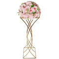 Iron Floor Metal Wedding Flower Stand for Event Decoration Custom Shape Accepted