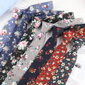 Top Sale High Quality 6cm Floral 100% Wholesale Cotton Ties Skinny Cotton Neckties Cotton Tie Suture