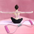 Yoga Elastic Band Home Fitness Equipment Portable Upgraded Shoulder Opening and Back Beautification 8-Line Tension Rope