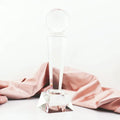 Custom Large Golden Silver Copper Colored Sports Awards Fantasy Football Soccer Trophy With Extravagant Crystal Ball on the Top