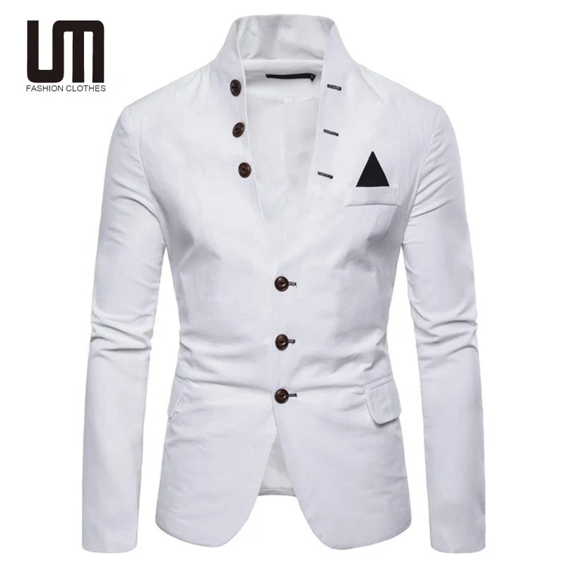 OEM Wholesale New Arrival Men s Casual Fashion Business Slim Suit Buttons Blazer Jacket