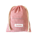 Cheap Price Soft Cotton Gauze Drawstring Underwear Bags With Logo for Packaging Bikini