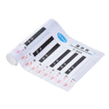 Classic Version 88 Key Keyboard Piano Finger Simulation Practice Guide Teaching Aid Note Chart for Beginner Student