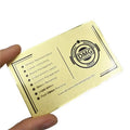 Charizard Rainbow Gold Card Edition Gravure Printing Trading Cards with Metal Base Set for Playing Card Game
