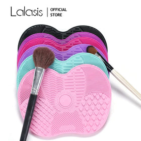 Lalasis Private Label Brush Cleaning Mat Silicone Facial Cleansing Makeup Face Brush Cleanser