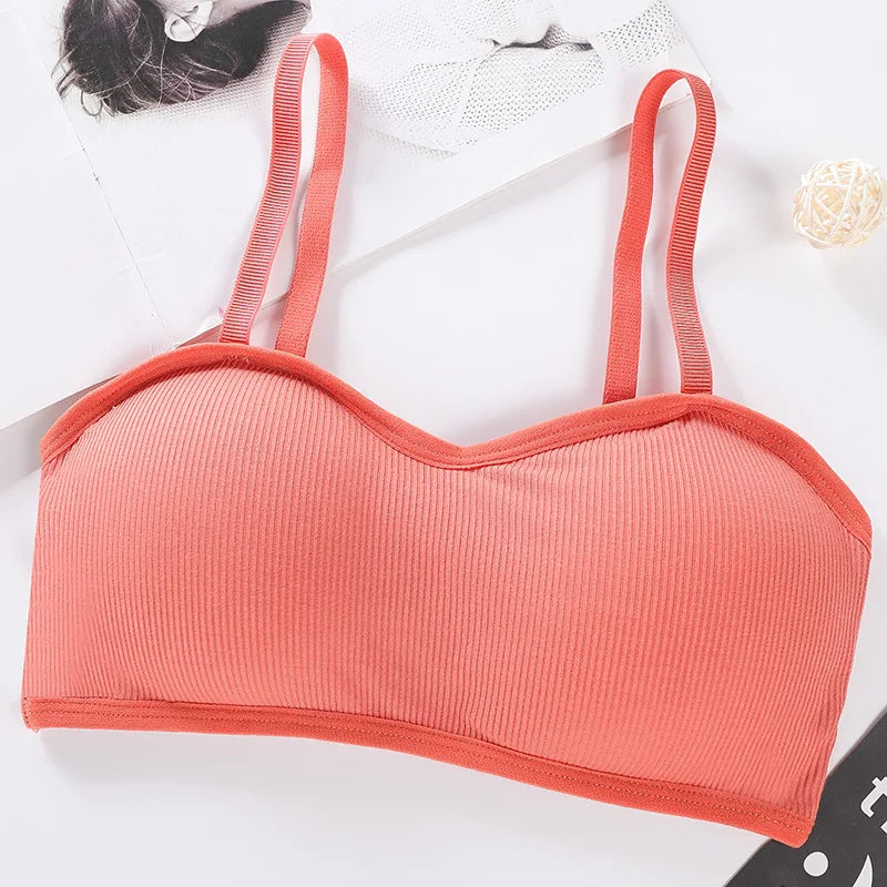Quality Woman Workout Sports Bras Wireless and Wirefree One-Piece Seamless Breathable Strapless Design with Adjustable Straps